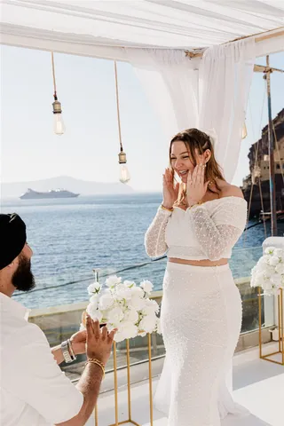 Santorini proposal surprise reaction